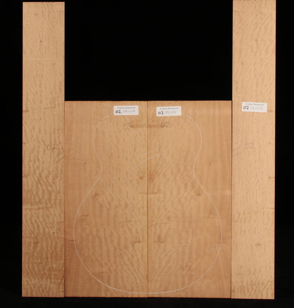 Ceylon Satinwood Guitar Set 02