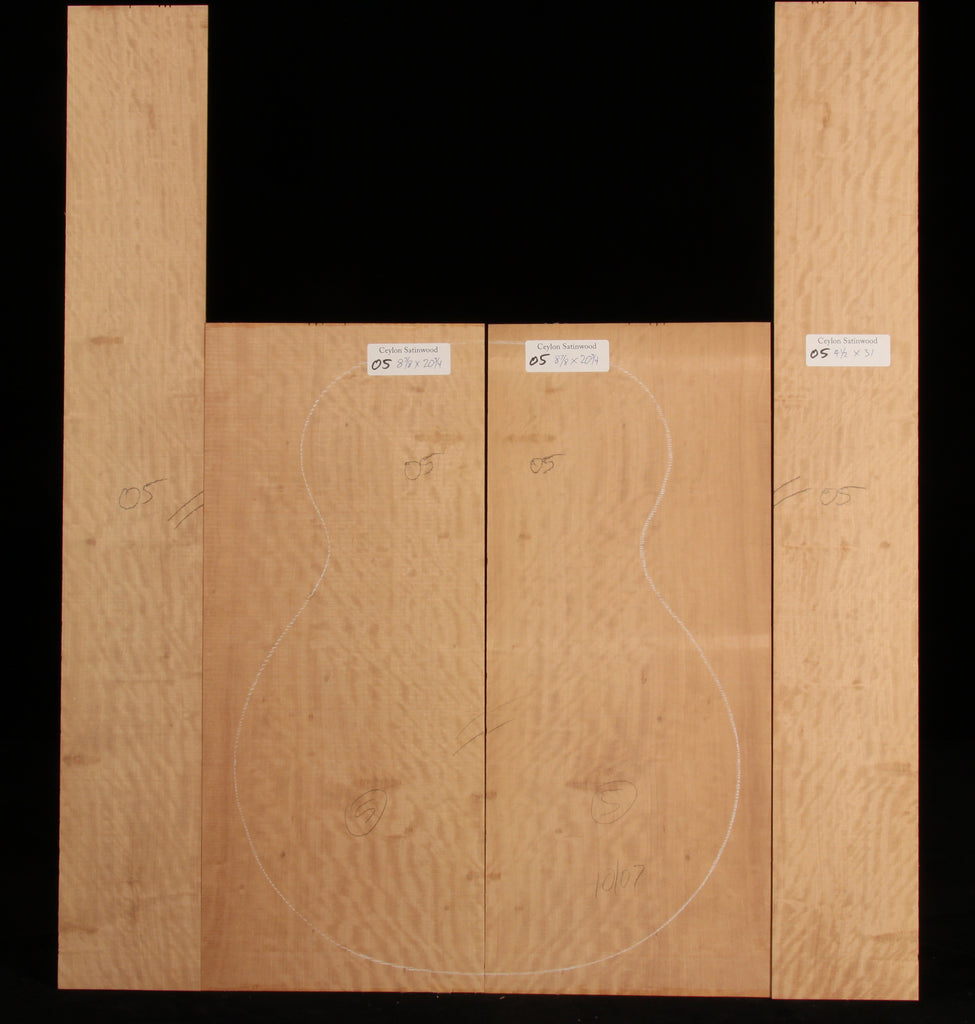 Ceylon Satinwood Guitar Set 05