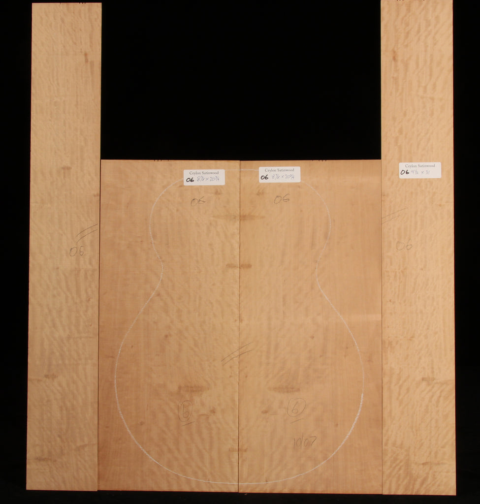 Ceylon Satinwood Guitar Set 06