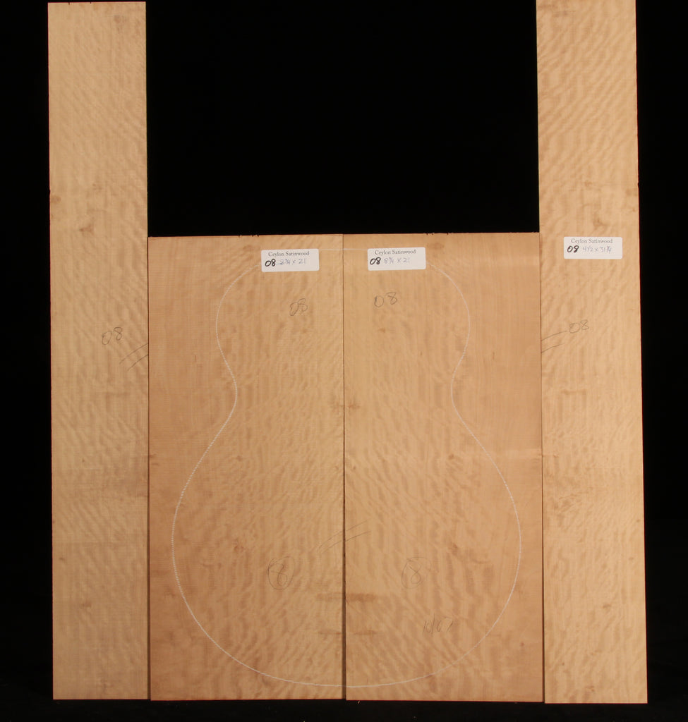Ceylon Satinwood Guitar Set 08