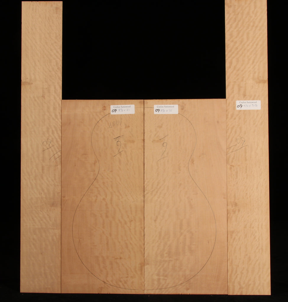 Ceylon Satinwood Guitar Set 09