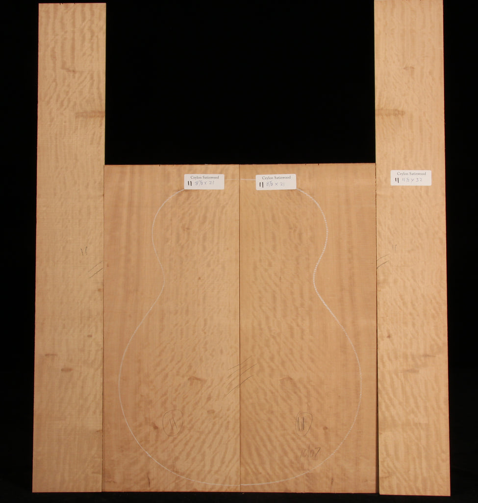 Ceylon Satinwood Guitar Set 11