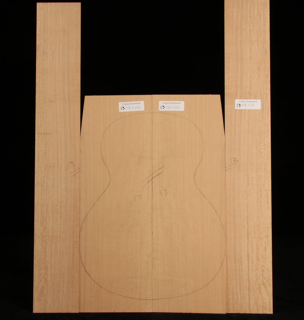 Ceylon Satinwood Guitar Set 13