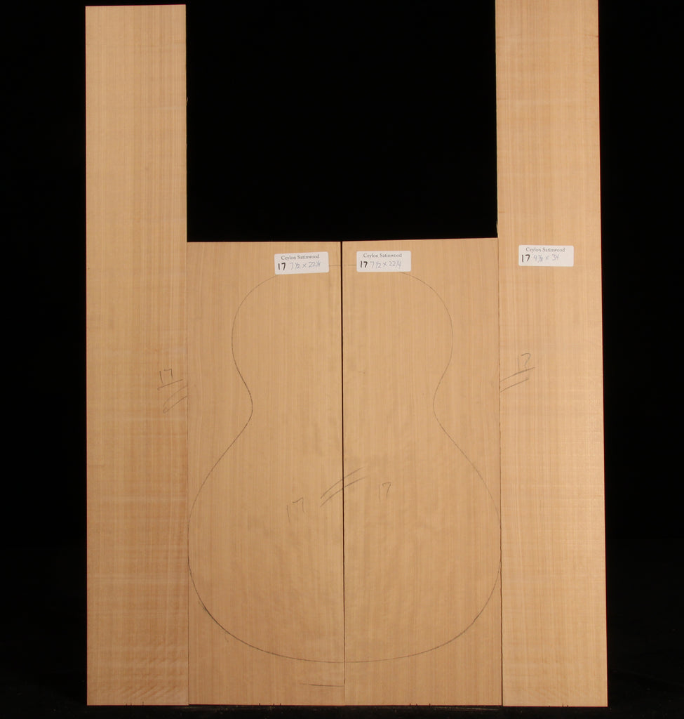 Ceylon Satinwood Guitar Set 17