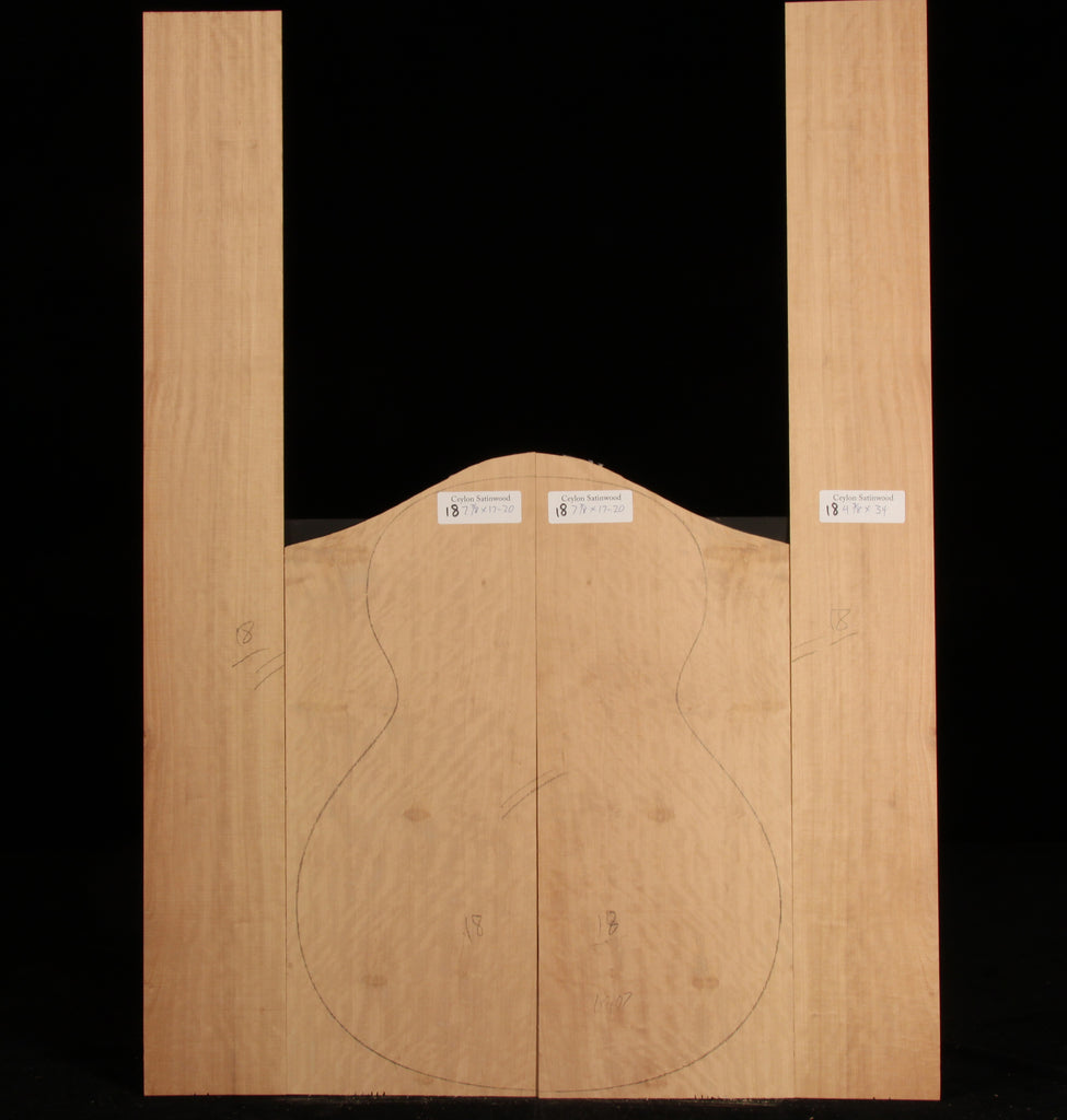 Ceylon Satinwood Guitar Set 18