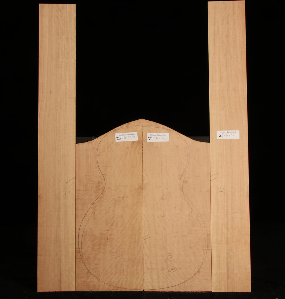 Ceylon Satinwood Guitar Set 21