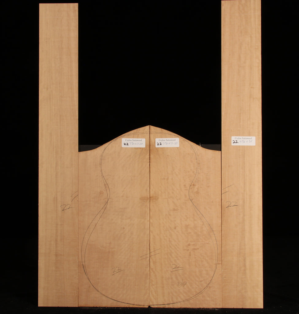 Ceylon Satinwood Guitar Set 22