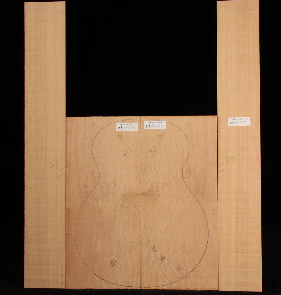Ceylon Satinwood Guitar Set 23