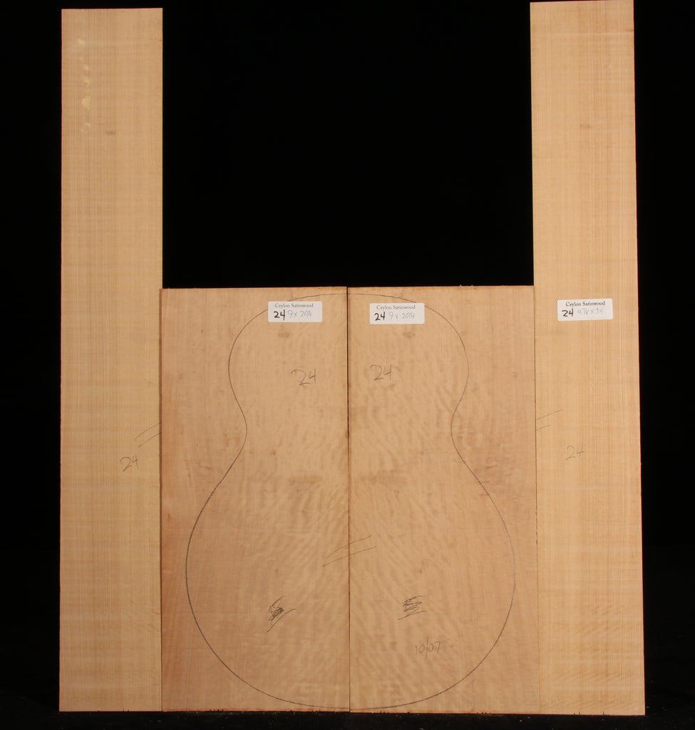 Ceylon Satinwood Guitar Set 24