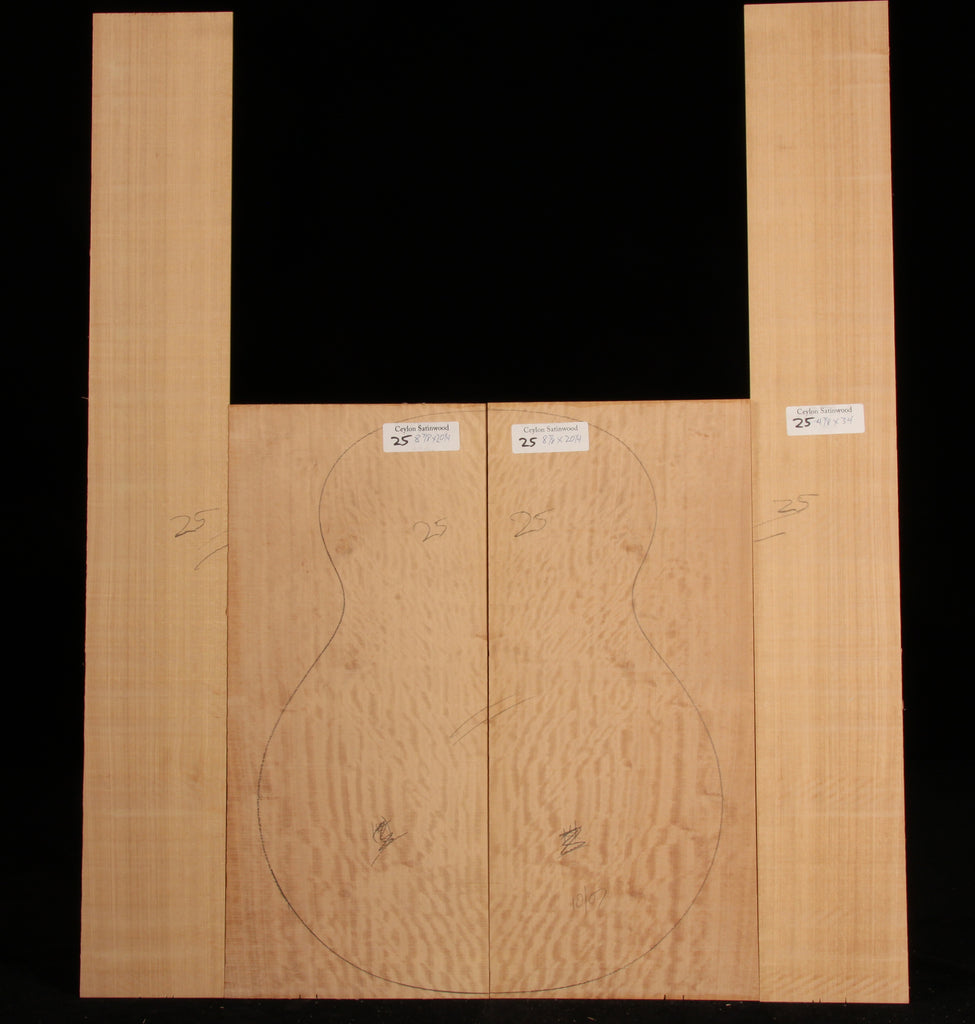 Ceylon Satinwood Guitar Set 25
