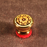 Strap But Gold Concho 1 Lg