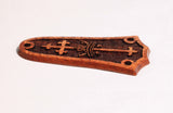 Tay 3 hole Cross & Crown, Solid Koa