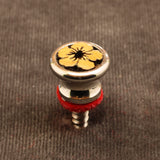 Strap But Silver Hibiscus Std