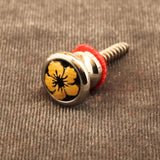 Strap But Silver Hibiscus Std