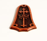 Tay 3 hole Cross and Crown, Koa, Laminated