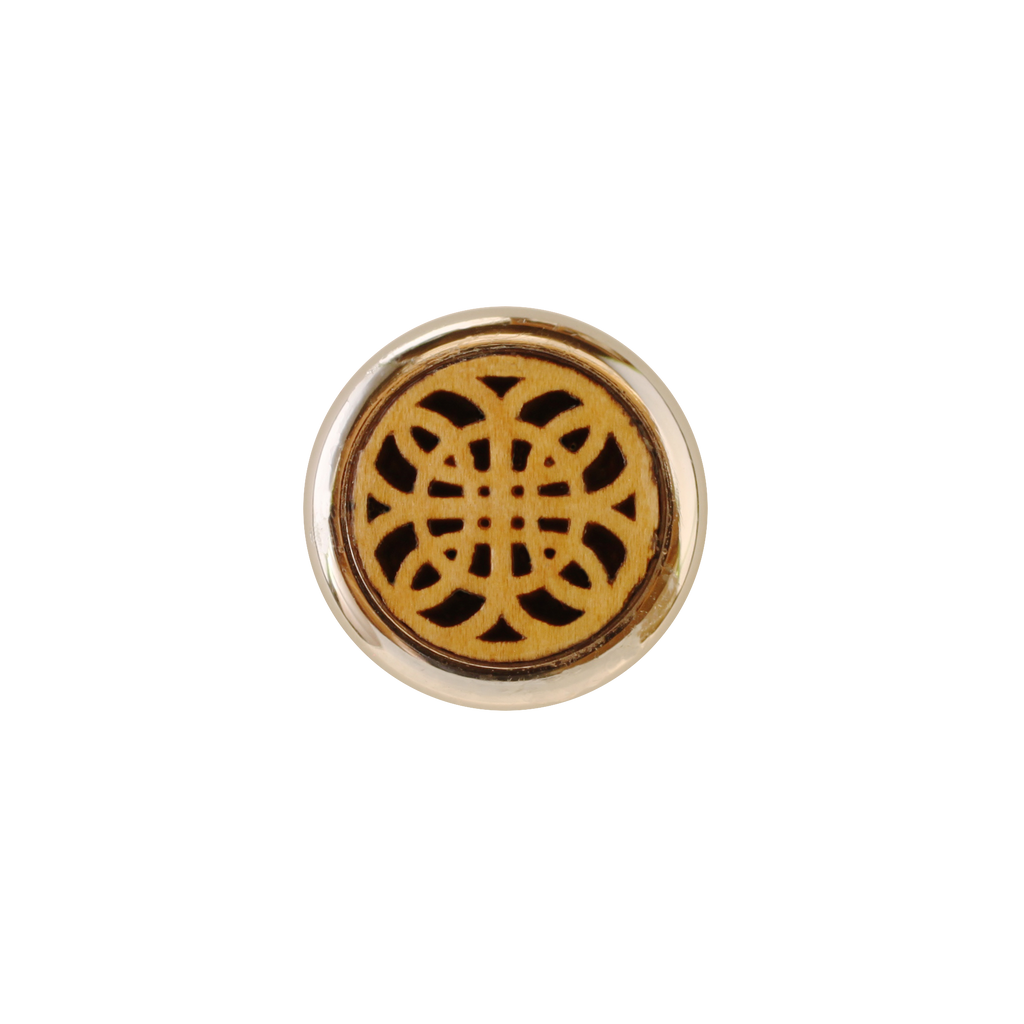 Strap But Gold Rosette Lg