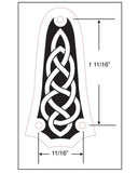 Tay 3 hole Baroque 2, Solid Koa