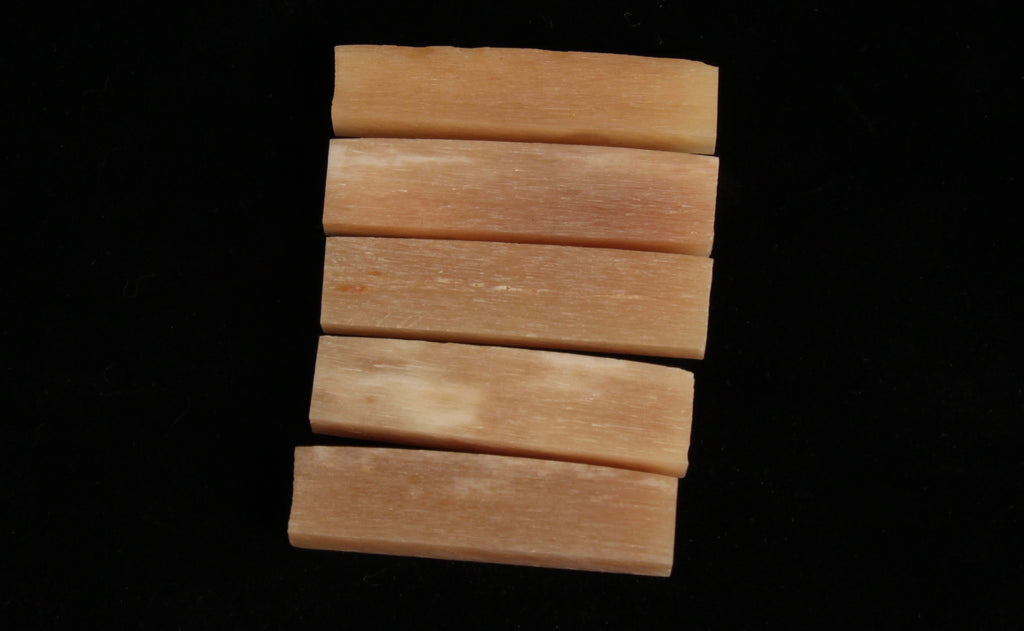 Bone Ukulele Nuts - Vintage Amber