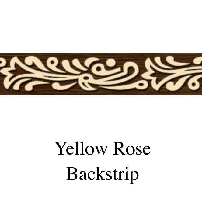 Back Strip Yellow Rose
