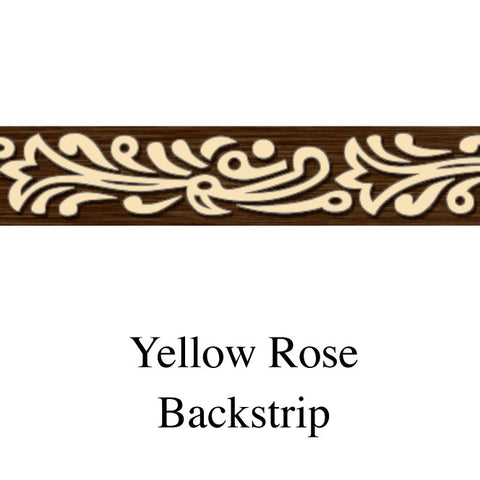 Back Strip Yellow Rose