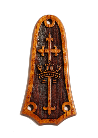 Tay 3 hole Cross and Crown, Koa, Laminated